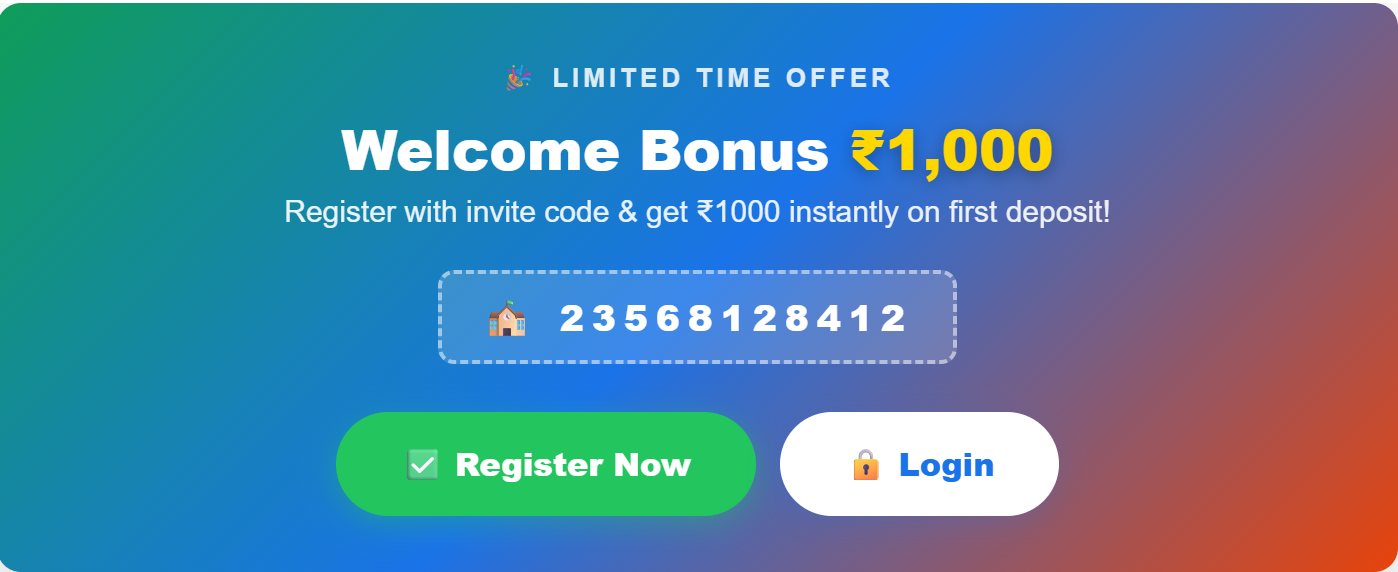 Yaar Win Referral Code 23568128412 App Screenshot